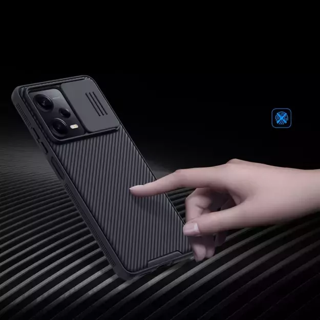 Nillkin CamShield Pro Case Case for Xiaomi Redmi Note 12 Pro / Poco X5 Pro 5G Cover with Camera Protector Black 13