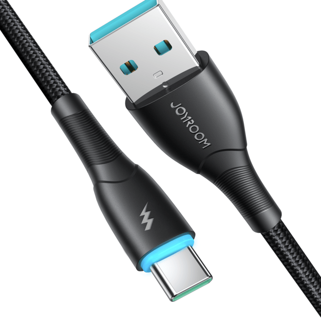 Joyroom Starry Series SA32-AC3 3A USB-A / USB-C cable 1m - black 6