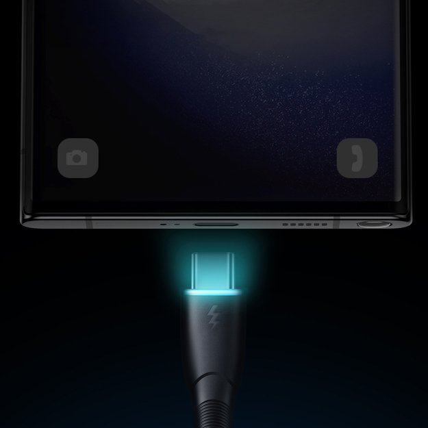 Joyroom Starry Series SA32-AC3 3A USB-A / USB-C cable 1m - black 10