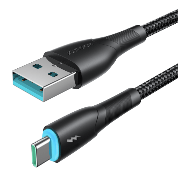 Joyroom Starry Series SA32-AC3 3A USB-A / USB-C cable 1m - black 3