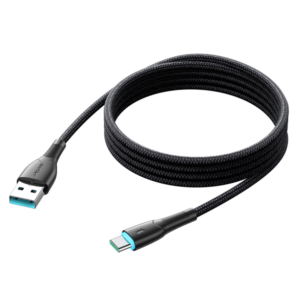 Joyroom Starry Series SA32-AC3 3A USB-A / USB-C cable 1m - black 2