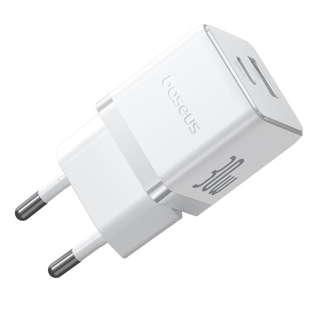Baseus Palm 30W USB-C USB-A Wall Charger - White 2