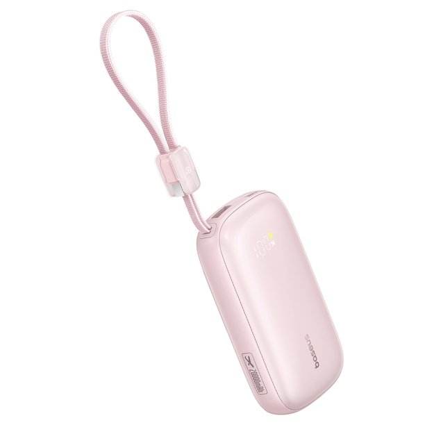 Baseus EnerFill FC21 Qpow 3 Ultra 20000mAh 22.5W Powerbank with Display and Cable Included - Pink 2