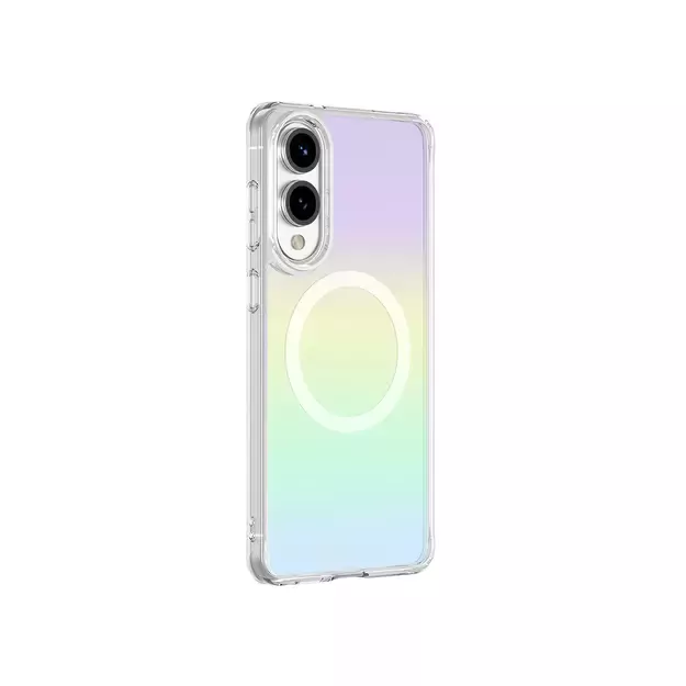 AmazingThing Minimal Mag Case with Magnetic Ring for Samsung Galaxy S25 Edge - Iridescent 2