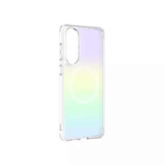 AmazingThing Minimal Mag Case with Magnetic Ring for Samsung Galaxy S25 Edge - Iridescent 3