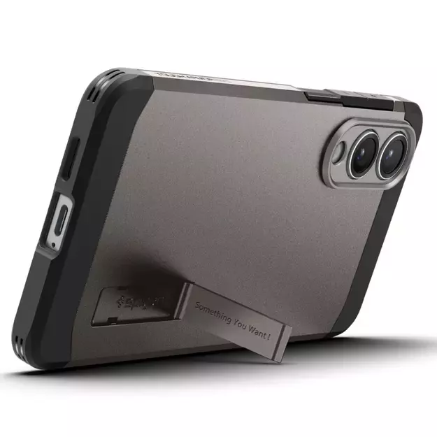 Spigen Tough Armor MagSafe Case for Samsung Galaxy S25 Edge - Gray/Black 8