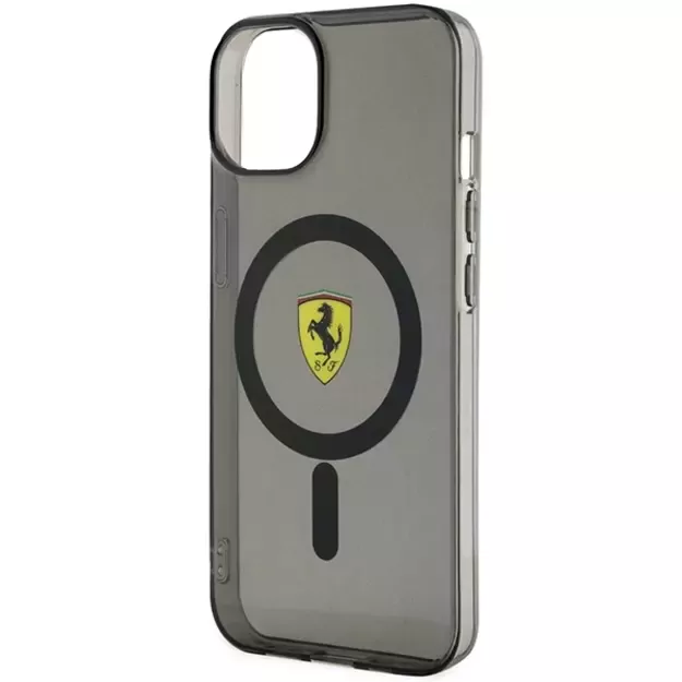 Ferrari FEHMP14MURKK iPhone 14 Plus 6.7  black/black hardcase Translucent Magsafe 4
