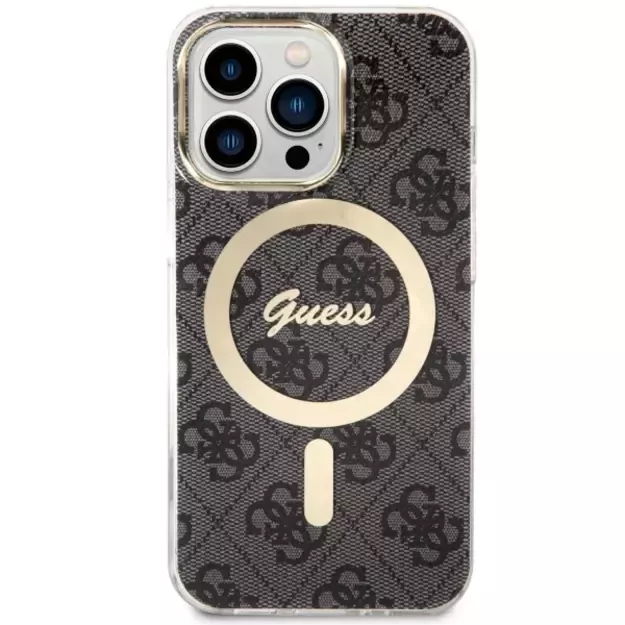 Guess GUHMP13LH4STK iPhone 13 Pro / 13 6.1  black/black hardcase 4G MagSafe 1