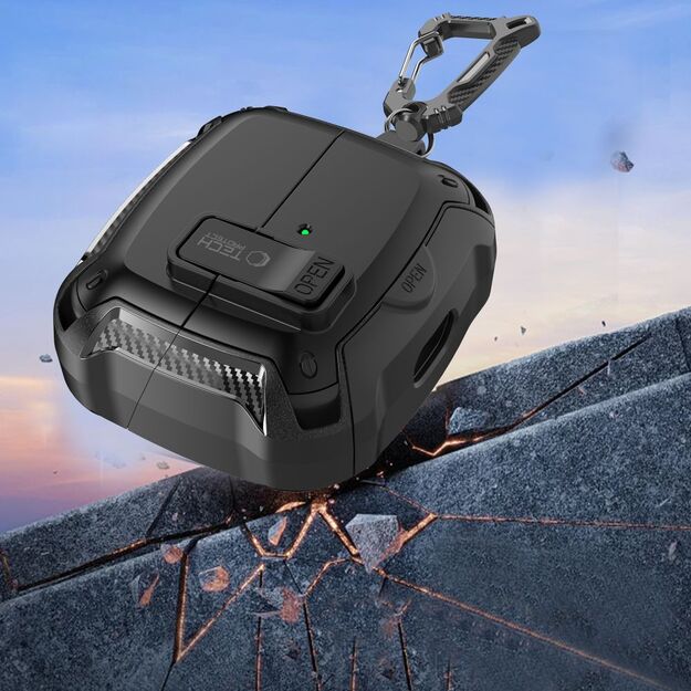 Tech-Protect Silicone Hook Case for Samsung Galaxy Buds 3 / 3 FE / 3 Pro - Black 8