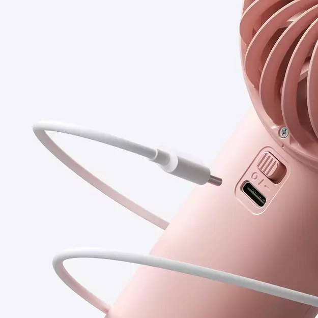 Jisulife Handheld Fan Life4 3600mAh Portable USB Fan - Pink 13