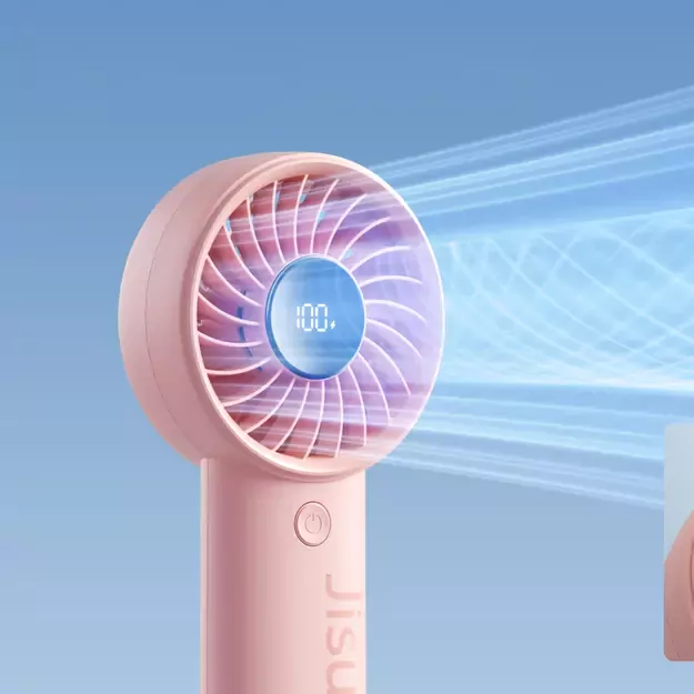Jisulife Handheld Fan Life4 3600mAh Portable USB Fan - Pink 12