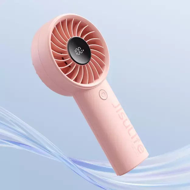 Jisulife Handheld Fan Life4 3600mAh Portable USB Fan - Pink 4