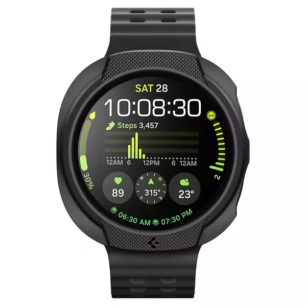 Spigen Liquid Air Case for Samsung Galaxy Watch 8 44mm - Matte Black 1
