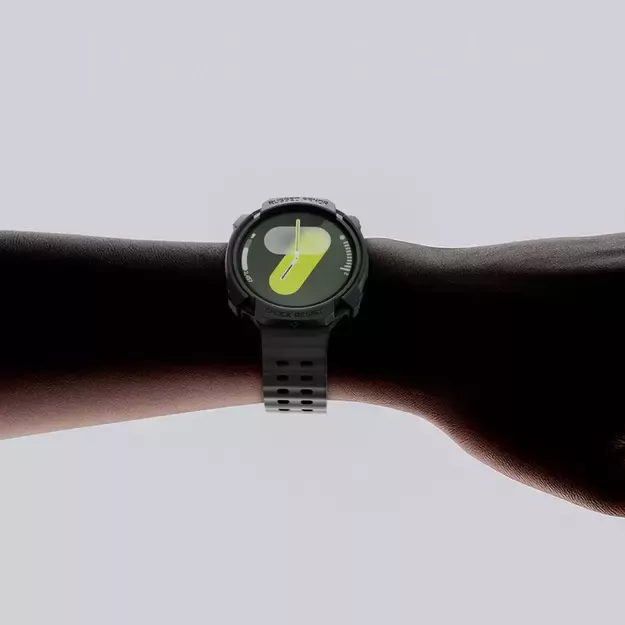 Spigen Rugged Armor Case for Samsung Galaxy Watch 8 44mm - Matte Black 10