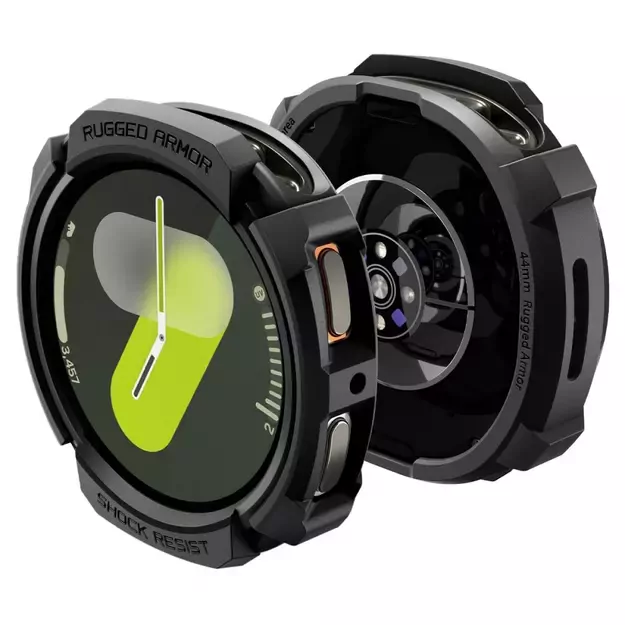 Spigen Rugged Armor Case for Samsung Galaxy Watch 8 44mm - Matte Black 8