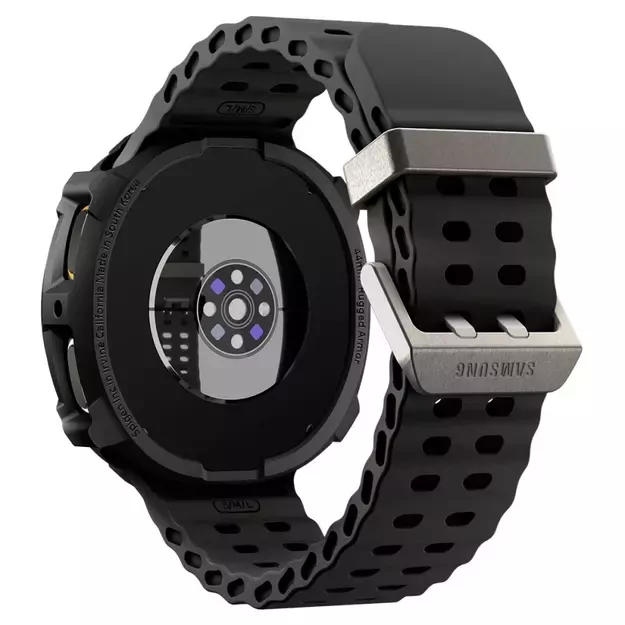 Spigen Rugged Armor Case for Samsung Galaxy Watch 8 44mm - Matte Black 4