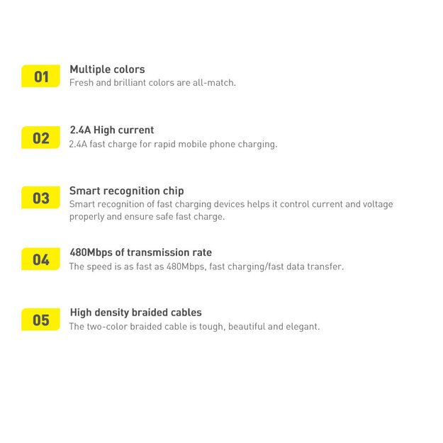 Baseus Crystal Shine Series cable USB cable for fast charging and data transfer USB Type A - USB Type C 100W 1.2m black (CAJY000401) 17