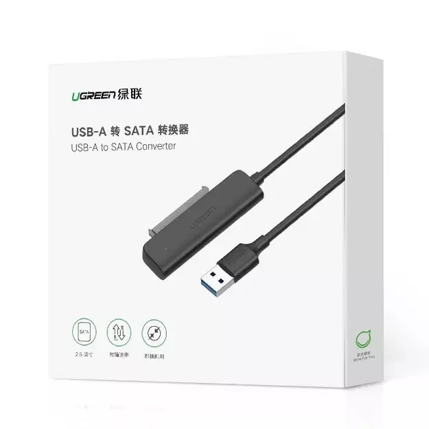 Ugreen adapter HDD SSD 2.5&#39 &#39  SATA III 3.0 - USB 3.2 Gen 1 (USB 5 Gbps) black (70609 CM321) 21