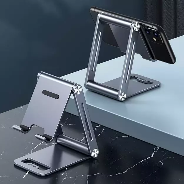 Ugreen metal aluminum folding phone holder tablet gray (LP263 80708) 27