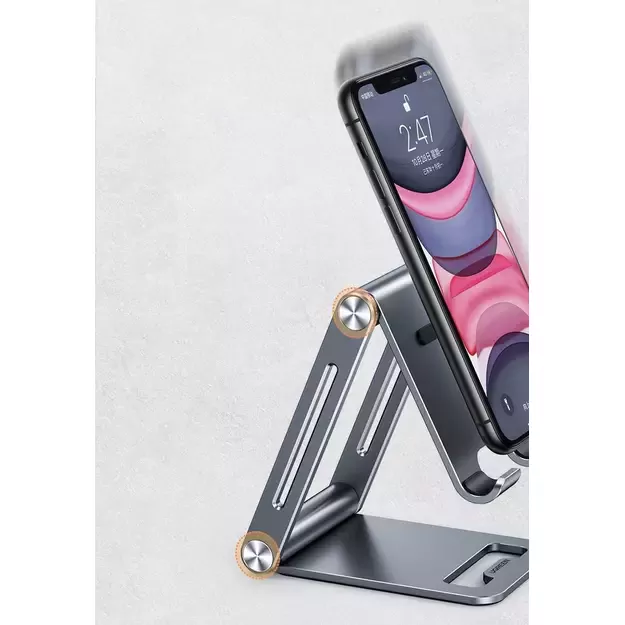 Ugreen metal aluminum folding phone holder tablet gray (LP263 80708) 21