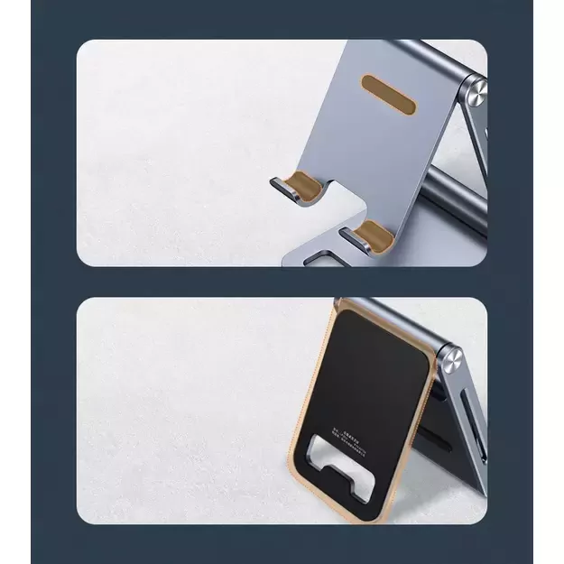 Ugreen metal aluminum folding phone holder tablet gray (LP263 80708) 20