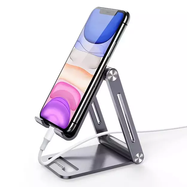 Ugreen metal aluminum folding phone holder tablet gray (LP263 80708) 1
