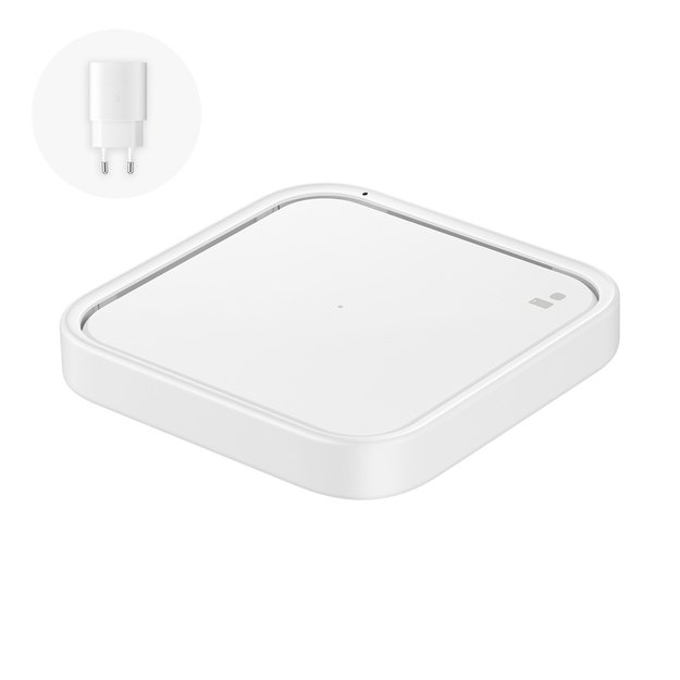 Samsung Wireless Charger Pad EP-P2400TWEGEU 15W inductive charger - white + mains charger