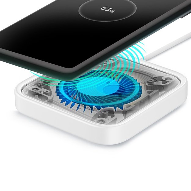 Samsung Wireless Charger Pad EP-P2400TWEGEU 15W inductive charger - white + mains charger 9