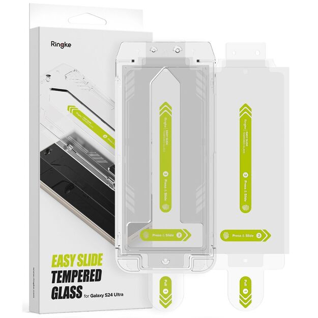 Ringke Easy Slide 2-pack tempered glass for Samsung Galaxy S24 Ultra 9