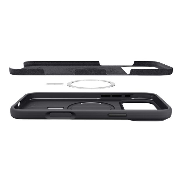 Spigen Silicone Fit MagSafe Case for iPhone 17 Pro - Black 5