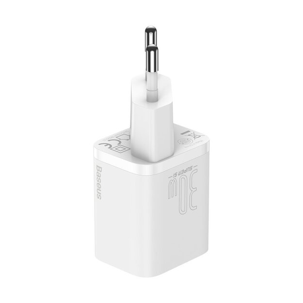 Baseus Super Si 1C fast charger USB Type C 30W Power Delivery Quick Charge white (CCSUP-J02) 2