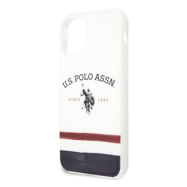 US Polo USHCN58PCSTRB iPhone 11 Pro biały/white Tricolor Pattern Collection 2