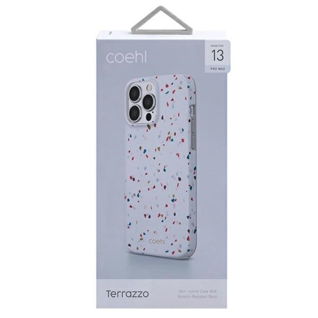 Uniq Coehl Terrazzo case for iPhone 13 Pro Max - white 1