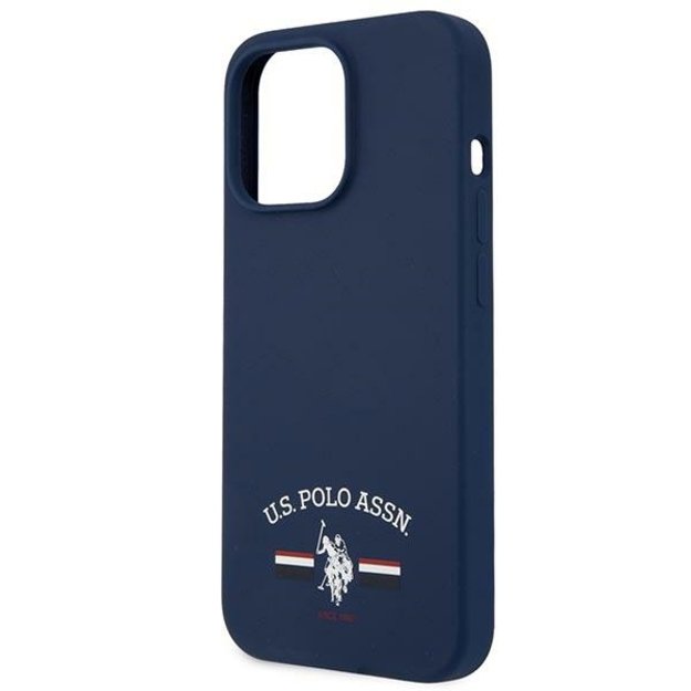 US Polo USHCP13XSFGV iPhone 13 Pro Max 6,7  granatowy/navy Silicone Collection 5