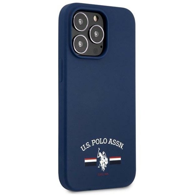 US Polo USHCP13XSFGV iPhone 13 Pro Max 6,7  granatowy/navy Silicone Collection 3