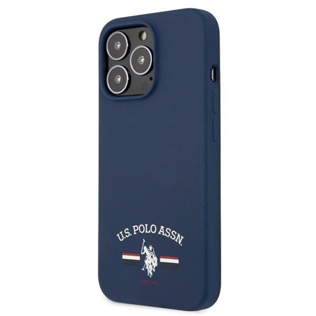 US Polo USHCP13XSFGV iPhone 13 Pro Max 6,7  granatowy/navy Silicone Collection 1