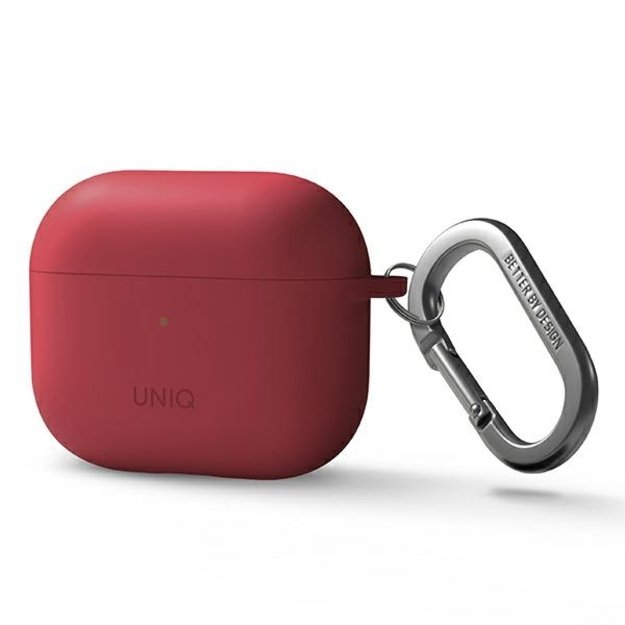 Uniq Nexo case for AirPods 3 + Ear Hooks Silicone - red 1