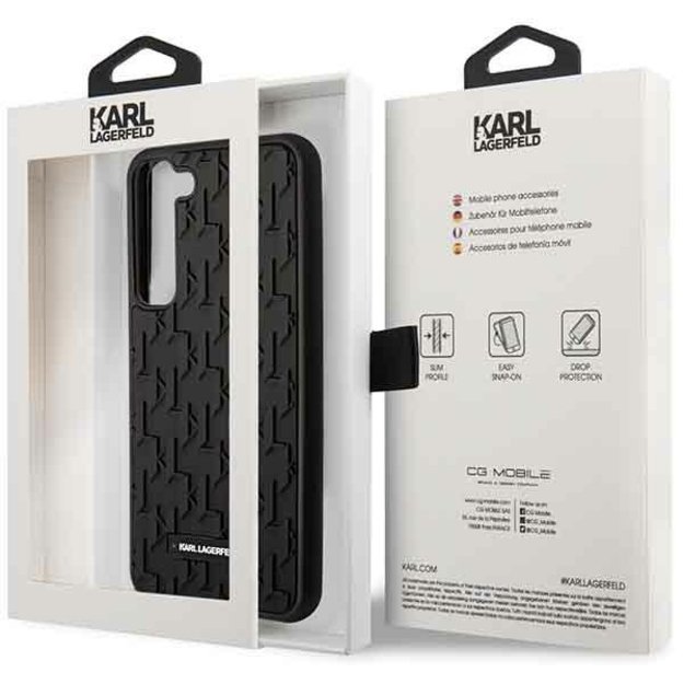 Karl Lagerfeld KLHCS23SRUPKLPK S23 S911 hardcase black/black 3D Monogram 4