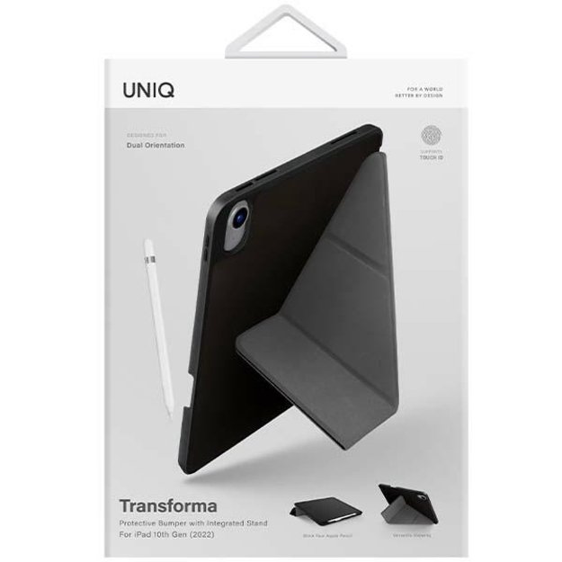 Uniq Transforma case for iPad 10 gen (2022) - black 3