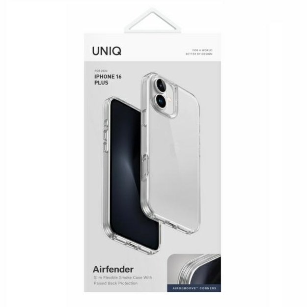 Uniq Air Fender Case for iPhone 16 Plus - Clear 3