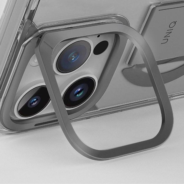 Uniq Heldro Max Magclick Charging Case for iPhone 16 Pro - Transparent 6