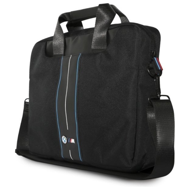 BMW BMCB15COMPVSKL Bag 16&quot  Black Nylon Blue Stripe 1