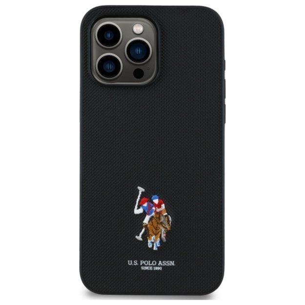 US Polo USHCP15XPEMK iPhone 15 Pro Max 6.7&quot  black/black Embroidered DH Color 2