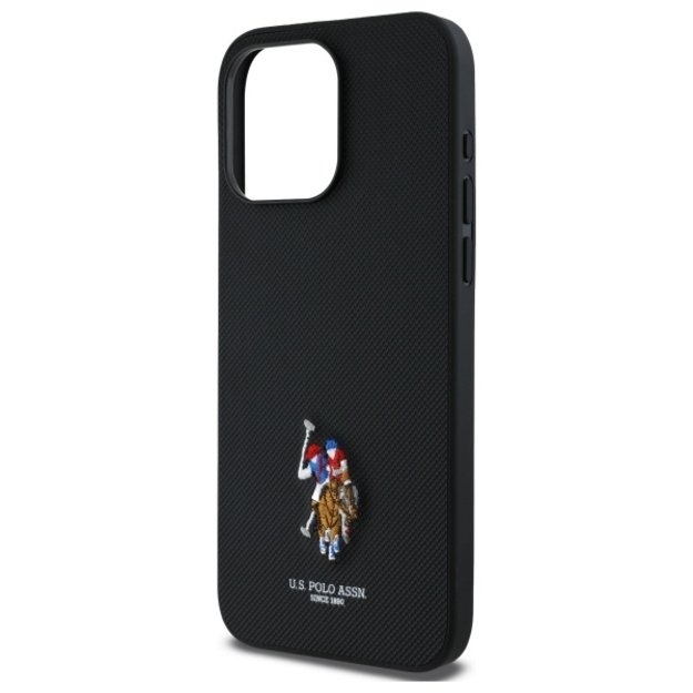 US Polo USHCP15XPEMK iPhone 15 Pro Max 6.7&quot  black/black Embroidered DH Color 5
