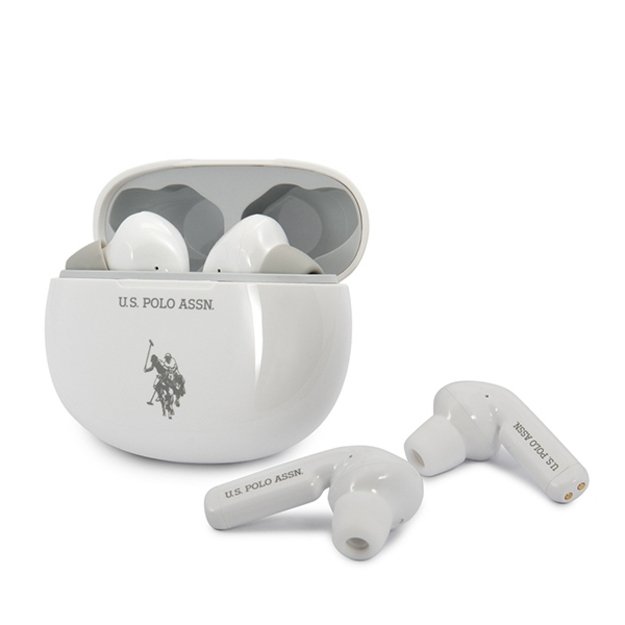 US Polo USTWS1WH TWS Bluetooth Headphones - White 1
