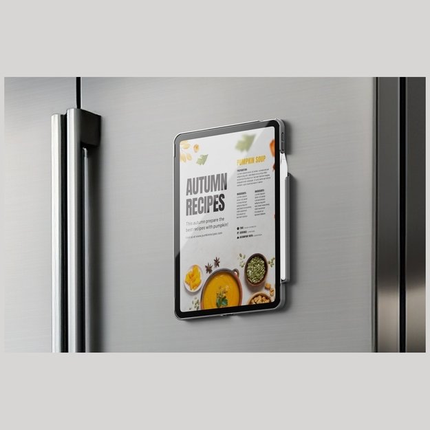 Uniq SnapMount Self-Adhesive Magnetic Holder - Orange and Black 3