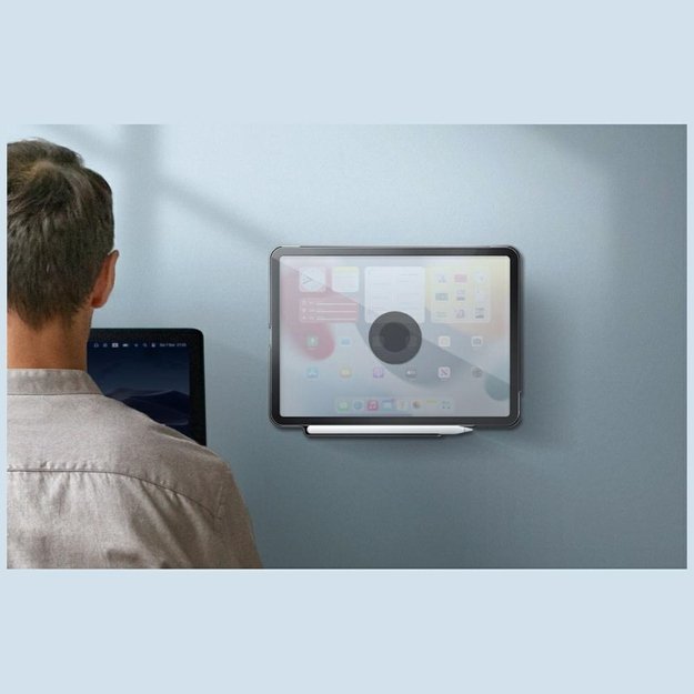 Uniq SnapMount Self-Adhesive Magnetic Holder - Orange and Black 4