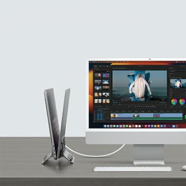 SODI SMS-300 Gravity Stand for MacBookSMS-300 - Gray 2