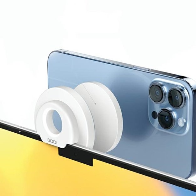 SODI BM-300 Inductive Holder for MacBook - White 1