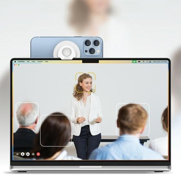 SODI BM-300 Inductive Holder for MacBook - White 4